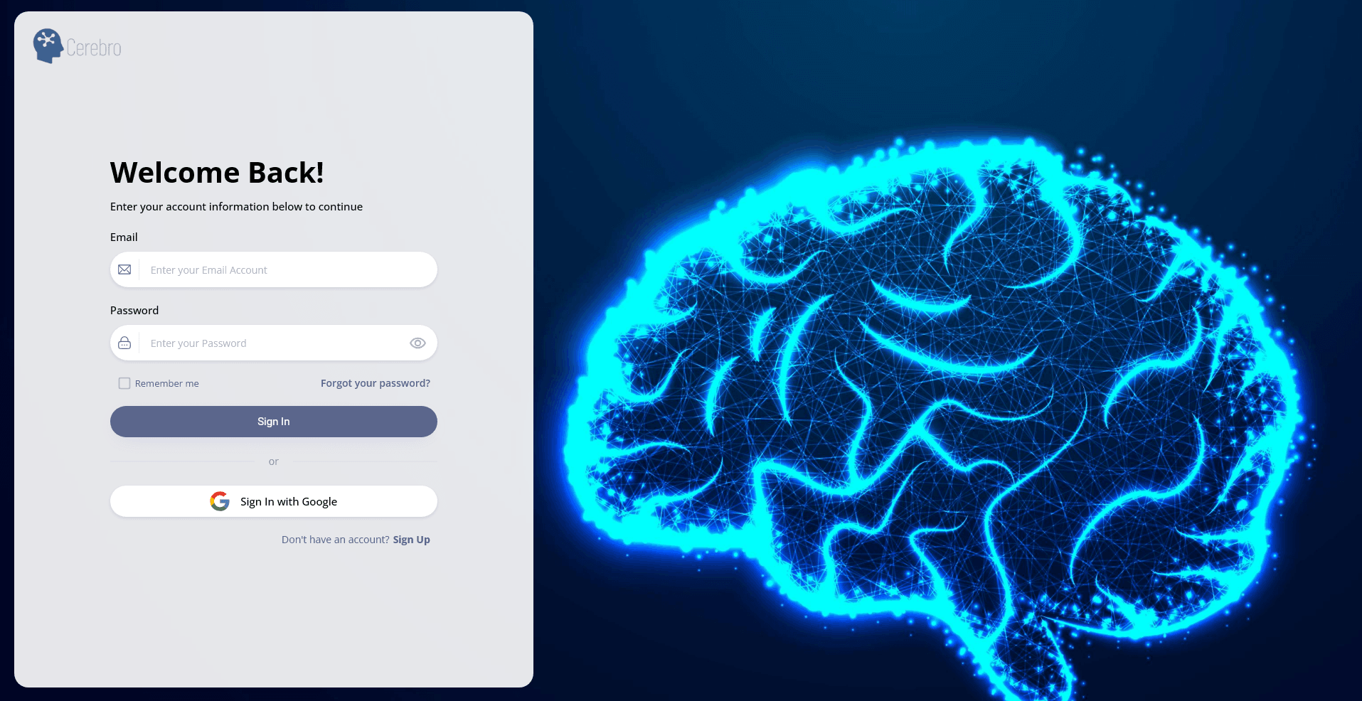 Cerebro.is Platform Screenshot