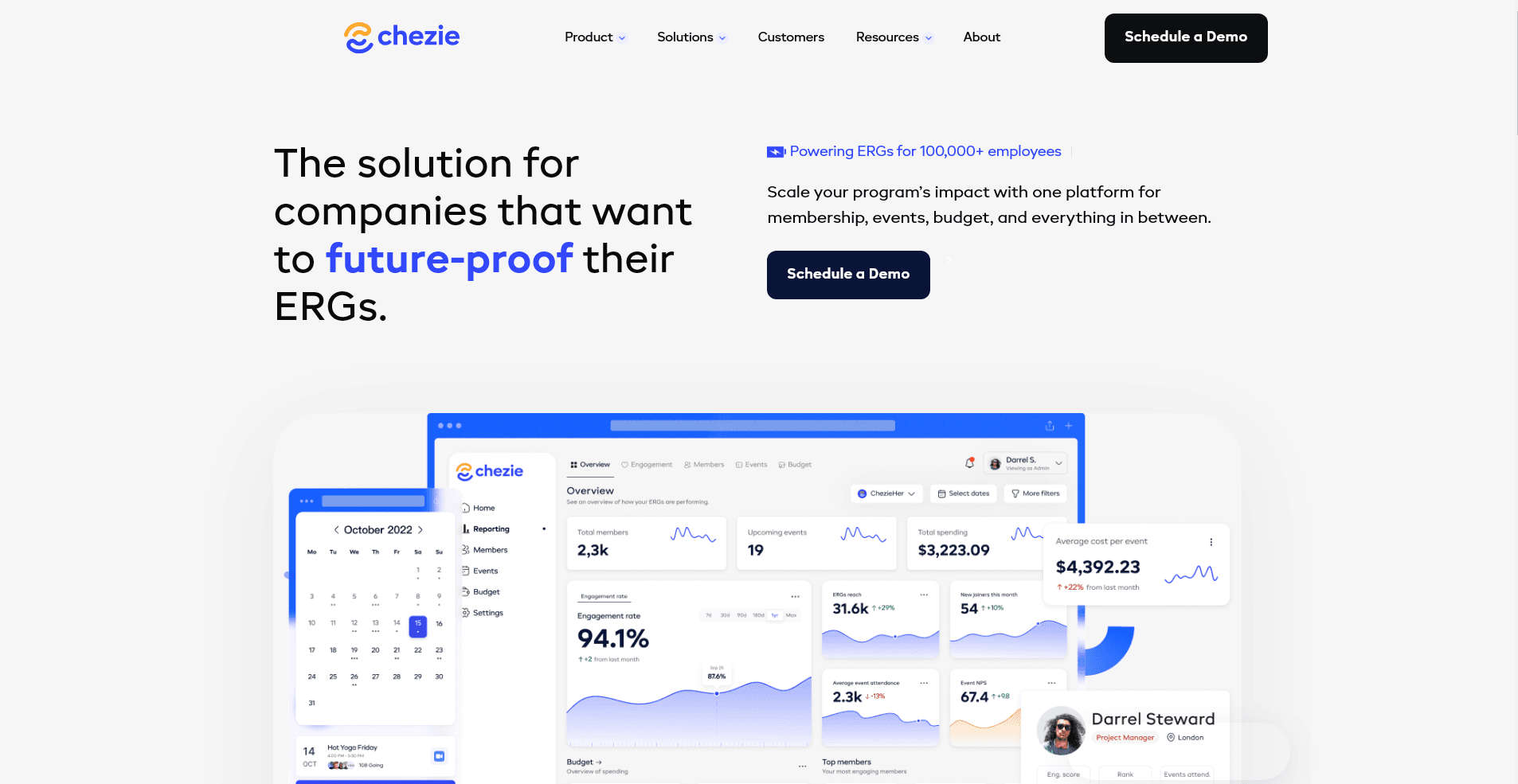 Chezie Platform Screenshot