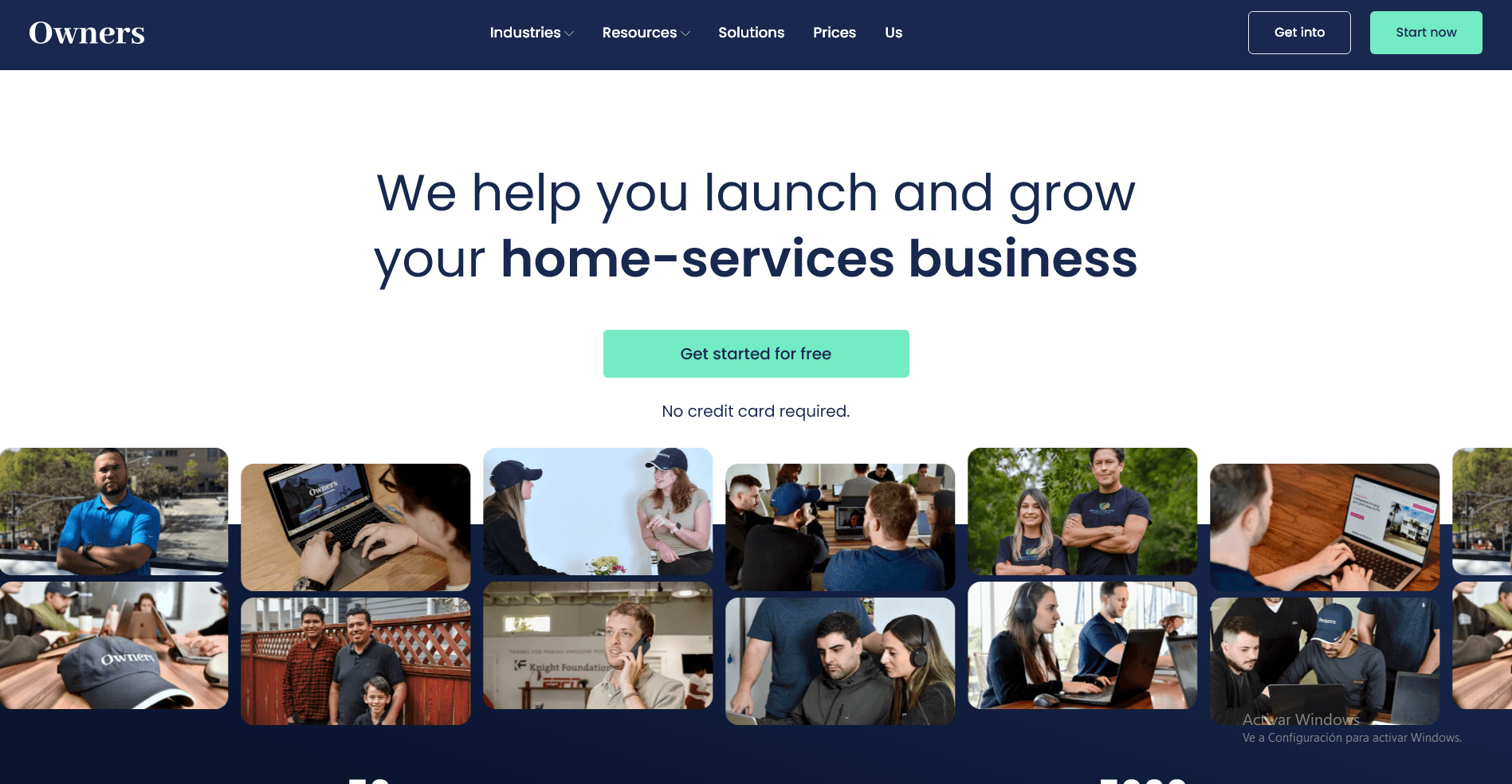 Owners Platform Screenshot